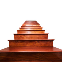 Mahogany Wooden Staircase